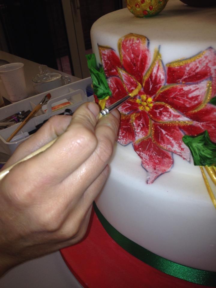 jem SCH1 Stella di Natale Stencil per Cake Design Blu 