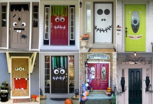 Speciale Halloween 10 Idee per Arredare Casa-Come Decorare la Porta di Casa per Halloween