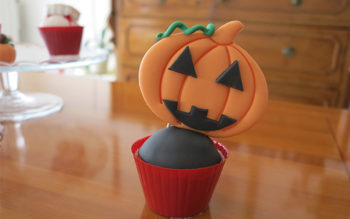 Tutorial Cake Design: Cupcakes di Halloween con Zucca in PDZ