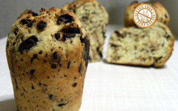 Mini Panettoni di Natale Senza Glutine con Gocce di Cioccolato